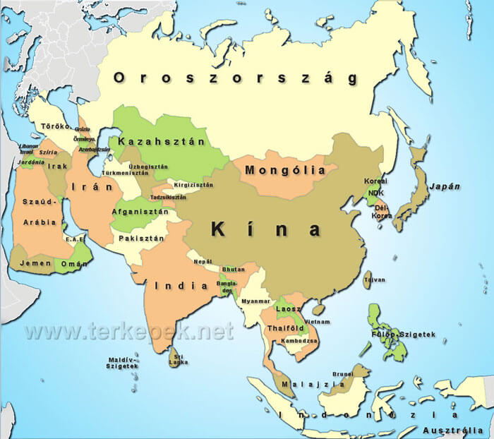 Ázsia országai